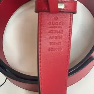 Iconic Dionysus Leather Belt Tiger head buckle encrusted with crystals. Gucci Women main image 4